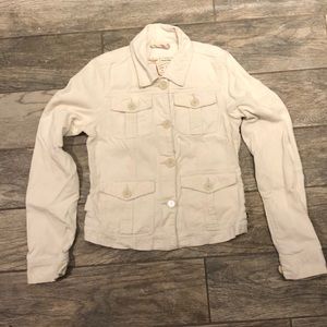 Abercrombie & Fitch Corduroy Jacket, Off White Med